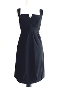 White House Black Market Dress Size 4 Sleeveless Bubble Hem Square Neck - Picture 1 of 10