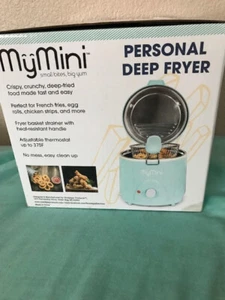 MyMini New 1.5-Quart Deep Fryer in Teal (SEALED) - Picture 1 of 3