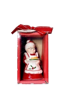 BLUE SKY Mrs Claus Ceramic Christmas Ornament Figurine 4" Tall  - NIB - Picture 1 of 11