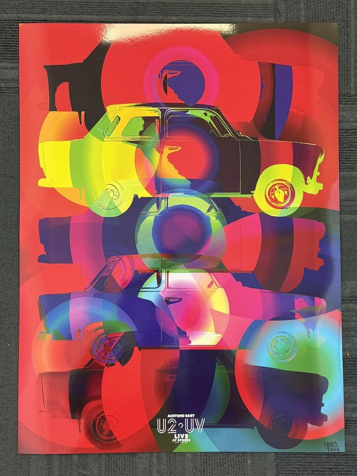 Póster U2 Esfera UV Trabant - Perfecto Estado Foto 1 de 1