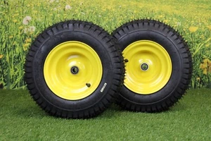 (Set of 2) 16x6.50-8 Tires & Wheels 4 Ply for Lawn & Garden Mower Turf Tires *FR - Picture 1 of 6