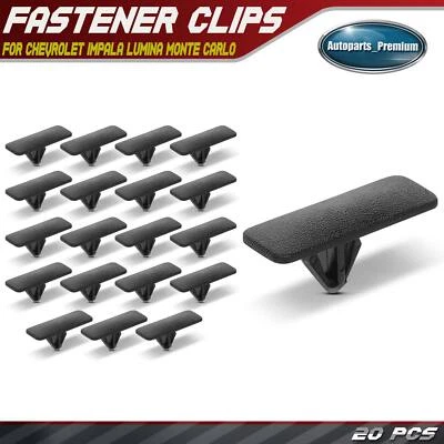 Clip retenedor moldura panel basculante de nailon de 7,9 mm 20 piezas para Chevrolet Impala Lumina Foto 1 de 4