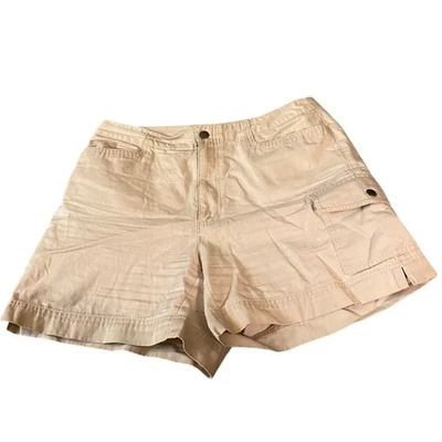 Pantalones Cortos Liz Claiborne Jeans Tostados Talla 16 Algodón Bolsillos Verano  Foto 1 de 4