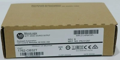 New Sealed Allen Bradley 1762-OB32T SER A MicroLogix 32 Point D/O Module - Image 1 of 4