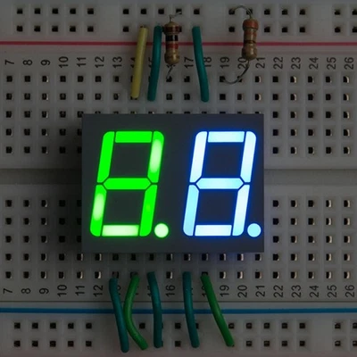 Dual LED 7 Segment Display, RGB - Image 1 of 4