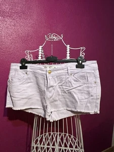 Kurze Hose Short Jeans Pastell Lila Helllila Größe 42 Hotpants Damen Denim Co - Bild 1 von 3