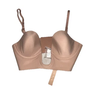 SKIMS DEEP PLUNGE SHAPEWEAR BRA CLAY BR-BAN-2958 Size S - Picture 1 of 8