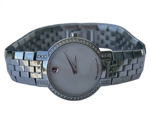 Movado 84-A1-1845 S Womens Diamond Bezel, Fresh Battery, PreOwned - Picture 1 of 8