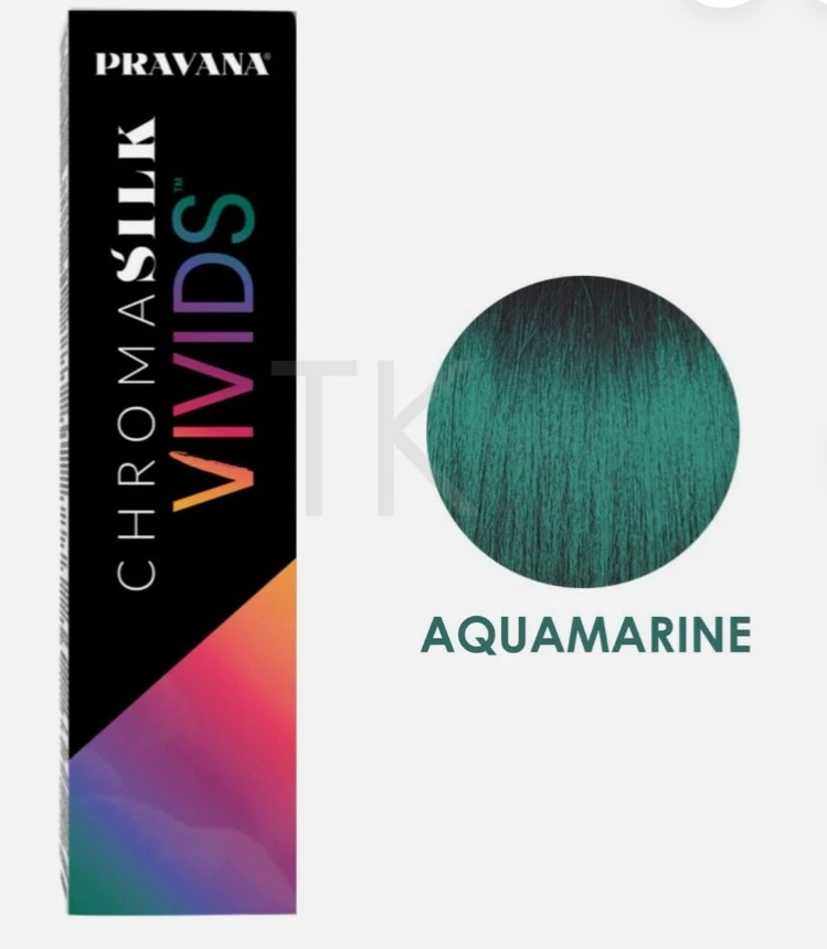 Pravana ChromaSilk Vivids Direct Dye Hair Color 3 FL Oz Aquamarine