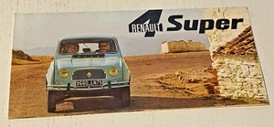 Brochure de vente RENAULT 4 Super - Non Daté - Bel Etat. - Picture 1 of 5