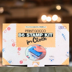 Vintage Riso Print Gocco B6 Stoffstempelset Stoffdruck Japan unbenutzt Meister - Bild 1 von 6