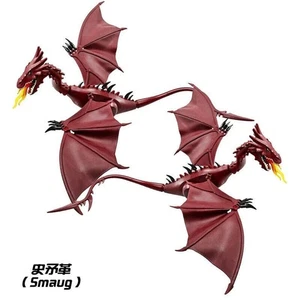 Bloques de construcción Magic Medieval Series Flying Dragon Red Smaug Flame Dragon - Imagen 1 de 12
