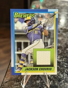 2025 Topps Update JACKSON CHOURIO Game Used RELIC JERSEY 1990 Topps #90RU-JCH - Picture 1 of 2