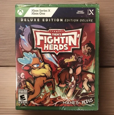 Them's Fightin' Herds Deluxe Edition Xbox Series X One Video Game New Sealed - Image 1 of 4