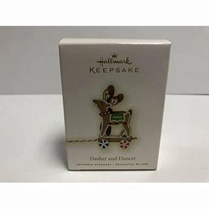 Hallmark Ornament: 2009 Dasher and Dancer- in box - Imagen 1 de 1