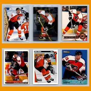 Lote de 6 tarjetas de hockey Mikael Renberg 1994 SP troqueladas Philadelphia Flyers conjunto NHL - Imagen 1 de 8