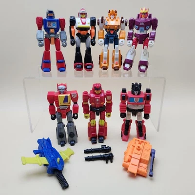 TRANSFORMERS G1 (1990) Lot of 7 Action Masters BLASTER INFERNO MAINFRAME & More - Image 1 of 4