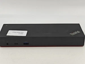 Station d'accueil Lenovo ThinkPad - Ne fonctionne pas, signes d'utilisation, sans accessoires - Photo 1/6