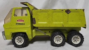 Vintage 1970er Tonka hydraulischer 13" grüner Muldenkipper gepresster Stahl #13200 - Bild 1 von 7