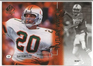 2011 UD SP Authentic Future Watch #188 Bernie Kosar Miami Hurricanes Browns MVP - Picture 1 of 1