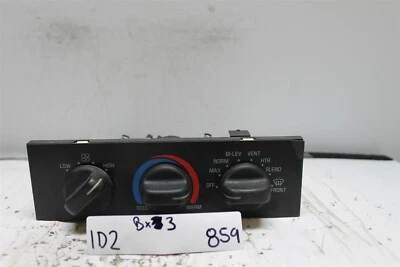 Interruptor 859 1D2-B3 Buick Skylark 1996-1998 temperatura de calor aire acondicionado control climático 16268644 Foto 1 de 4