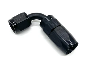 Accesorio de aluminio AN4 90° tablero 4 conectores negro D4 7/16x20 UNF - Imagen 1 de 2