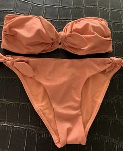 ZIMMERMANN PATTIE TIE BIKINI SIZE 1 AU/UK 10 US 6 - Picture 1 of 8
