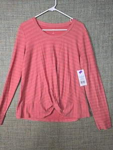 New Direction Womens Top Large NWT Pink Long Sleeve - Picture 1 of 10