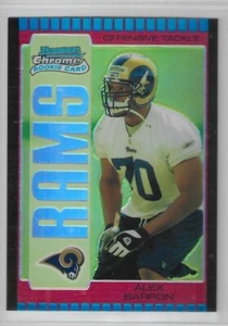 2005 Bowman Chrome Red Refractor ALEX BARRON RC #217 🏈 ST. LOUIS RAMS - Picture 1 of 2