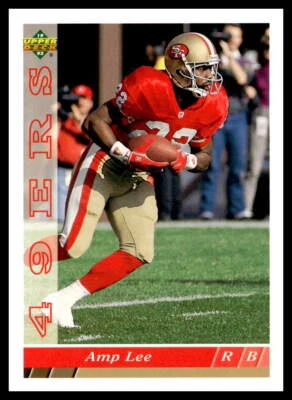 1993 Upper Deck #388 Amp Lee San Francisco 49ers Football Card - Image 1 of 2