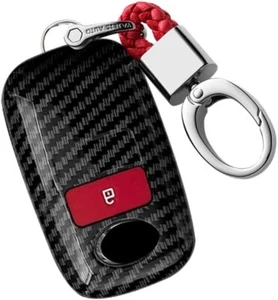 Fit Daihatsu Toyota Yaris Cross Ativ Raize Veloz Carbon Fiber Key Fob Cover Case - Picture 1 of 11