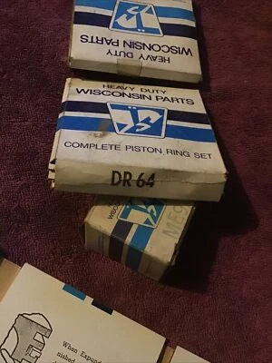 NOS Wisconsin Complete Piston Ring Set for 1 piston DR-64 - Изображение 1 из 2