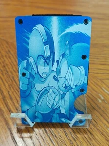 Mega Man Vs Sonic gravierte Metall RFID minimalistische Geldbörse mit Geldklammer - Bild 1 von 1