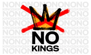 No Kings Flag White 3x5 FT - Picture 1 of 7