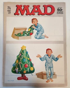 Árbol de Navidad Mad Magazine n.o 172 de enero de 1975 - Imagen 1 de 6