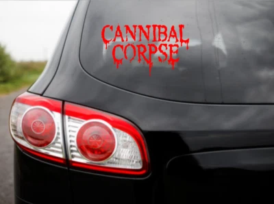 TORMENTOR Cannibal Corpse Logo Glossy Vinyl Sticker Layered Decal Heavy Metal Death Band