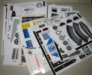 New Original Unused Sticker Sheets from Lego Star Wars Theme READ DESCRIPTION - Picture 1 of 164