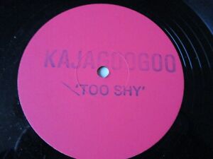 Kajagoogoo Too Shy (Midnight) White Label: EMI PSLP368 Promo Vinyl 12inch Single