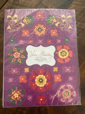 New Vera Bradley TECH DECALS in SUZANI 11769 sheet of stickers/decals - Image 1 of 4