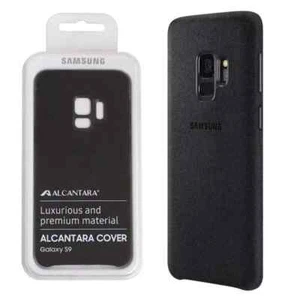 Samsung Galaxy S9 Alcantara Cover Case Black EF-XG960ABEGWW - Picture 1 of 10