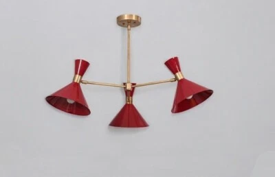 araña colgante. Hecho a mano en un impresionante Sputnik de mediados de siglo Foto 1 de 4