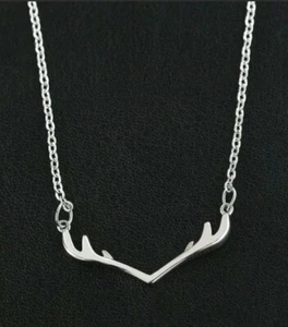Collana Ciondolo Corna Alce Cervo Buck - Foto 1 di 6