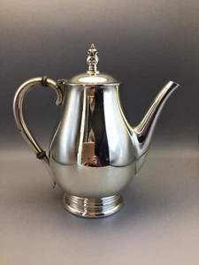 Vintage - Royal Danish, International  Coffee Pot, 9c -  Sterling Silver 8 7/8"h - Picture 1 of 10