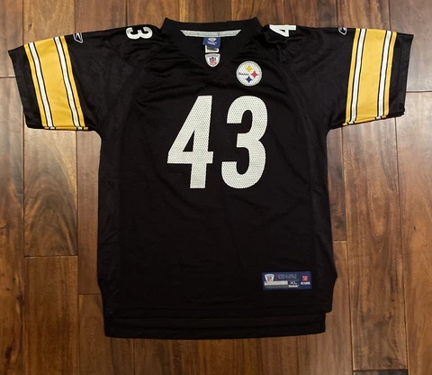 Polamalu Jersey Youth XL 18-20 Reebok NFL Reebok Apparel Pittsburgh Steelers Cover