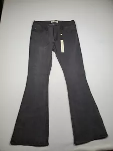 Phistic Women's Stretch Flared Jeans Gray 30 Waist 33 Inseam - Picture 1 of 8