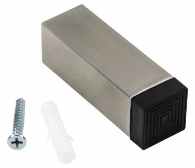 Häfele Tope Puerta Pared para Anguloso de Acero Inox. Parada - Imagen 1 de 4