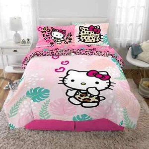 5 piece Hello Kitty Full Comforter & Sheet Set NIP - Picture 1 of 10