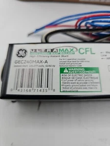 GE UltraMax GEC240MAX-A - 71435 Compact Fluorescent Ballast - Picture 1 of 4