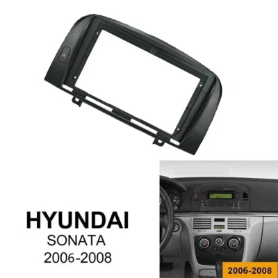 Best Stereo Radio Fascia Trim 9inch Frame For Hyundai SONATA NF Sonica 2006-2008 - Image 1 of 4
