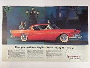 1957 Buick Roadmaster Classic Car Print Ad Better Cars 2 Split Page 21x14 - Picture 1 of 5